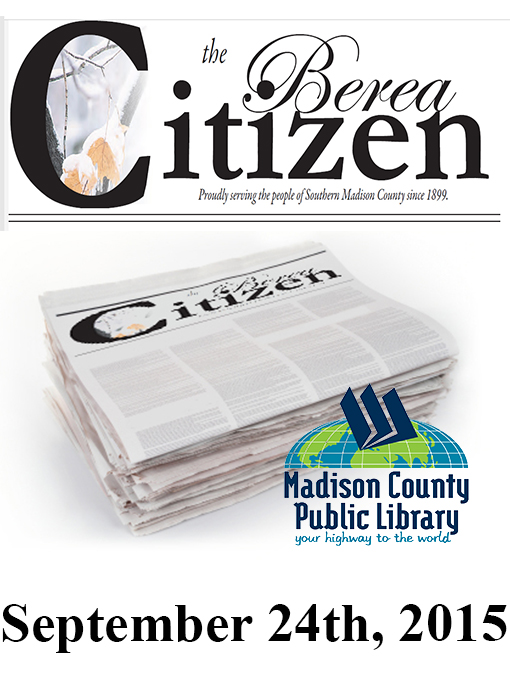 Title details for The Berea Citizen 2015 09/24 by Berea Publishing, Inc - Available